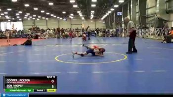 80 lbs Round 4 (6 Team) - Cooper Jackson, Oklahoma Tornados vs Ben Proper, Ranger WC