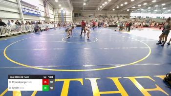 112 lbs Rr Rnd 3 - Dallas Rosenbarger, Indiana Outlaws Gold vs Daniel Smith, Micky's Maniacs Black