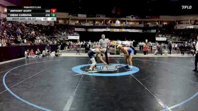 5A 127 lbs Cons. Round 3 - Anthony Scott, Los Lunas vs Diego Cordova, Atrisco Heritage