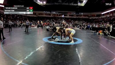 4A 189 lbs Quarterfinal - Vicente Garcia, West Las Vegas vs Jacob Silva, St. Pius X