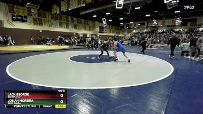 150 lbs Champ. Round 1 - Jack George, Bishop Amat vs Josiah Moreira, Brea Olinda