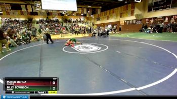 120 lbs Quarterfinal - Billy Townson, Poway vs Mateo Ochoa, M.L.King