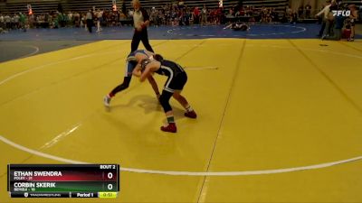 84 lbs Semis (4 Team) - Ethan Swendra, Foley vs Corbin Skerik, Bemidji