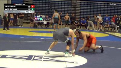 149 lbs Champ. Round 2 - Matthew Luna, Cal Poly vs Cj Hamblin, Oregon State
