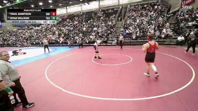 4A 215 lbs Cons. Round 1 - Ryan Willson, Tooele vs Trail Sampson, Uintah