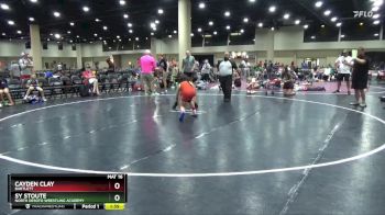 95 lbs Round 3 - Sy Stoute, North DeSoto Wrestling Academy vs Cayden Clay, Bartlett