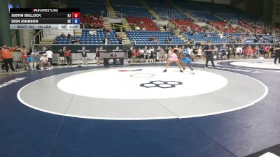 190 lbs Champ. Rd Of 128 - Justin Bullock, New Jersey vs Zion Johnson, South Carolina