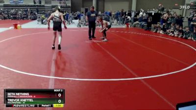 115 lbs Semis (4 Team) - Trevor Knettel, Holdingford vs Seth Nething, Marshall/Lakeview/RTR