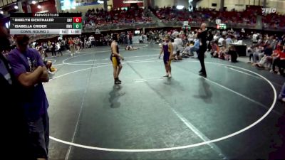 113 lbs Cons. Round 2 - Isabella Crider, Bridgeport Wrestling Club vs Rhielyn Eichthaler, Bridgeport Wrestling Club