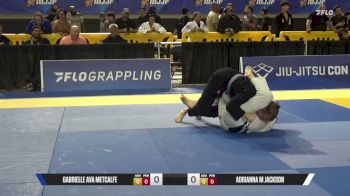Gabrielle Ava Metcalfe vs Adrianna M Jackson 2026 Pan Jiu Jitsu IBJJF Championship