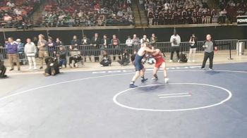 D 2 132 lbs 1st Place Match - Foster Peterson, St. Thomas More vs Connor Locke, North DeSoto