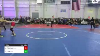 170 lbs Round Of 32 - Justin Pritchard, Ford Dynasty WC vs Dominick Leon, Unattached