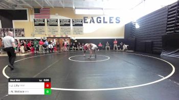 157 lbs Consolation - Jack Lilly, Fairfield Prep vs Naim Wallace, Norwich Free Academy