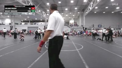 98 lbs Round 5 (6 Team) - Brady Genard, CTWHALE ORCA vs Leland Frost, Team Arizona