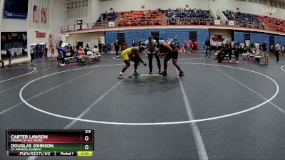 215 lbs Champ. Round 2 - Carter Lawson, Friends Of Baltimore vs Douglas Johnson, St. Frances Academy