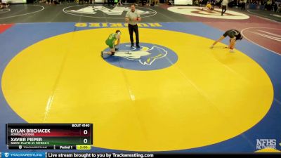 Quarterfinal - Xavier Pieper, North Platte St. Patrick`s vs Dylan Brichacek, Howells-Dodge