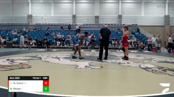 116 lbs Cons. Round 4 - Noah Curry, Bishop Watterson vs Nathan Reyes, Fighting Irish