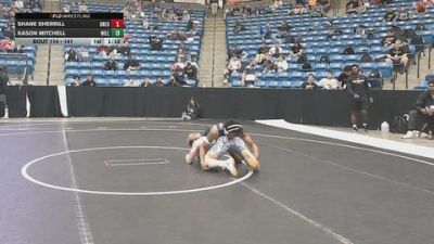 141 lbs Cons. Round 1 - Shane Sherrill, Doane University vs Kason Mitchell, Williams Baptist
