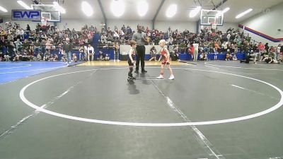 40 lbs Semifinal - Koen Goodin, Cowboy Wrestling Club vs Kyson Miller, Wagoner Takedown Club