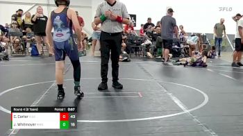 90 lbs Round 4 (8 Team) - JJ Whitmoyer, Prestige Worldwide vs Carson Carter, FL Scorpions