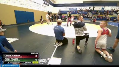 77 lbs Cons. Round 3 - Carly Cogger, Team Real Life Wrestling vs Cameron Allan, Prometheus Wrestling Club