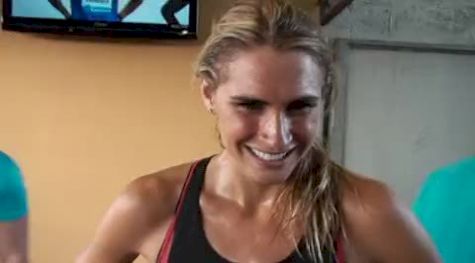 Sarah Bowman after 1500 at 2010 Lausanne Diamond League