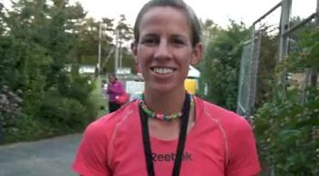 Morgan Uceny after 4:02 PB at 2010 Lausanne Diamond League