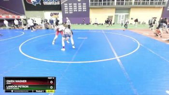 165 lbs Cons. Round 3 - Landon Petron, North Dakota vs Owen Wagner, Iowa