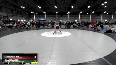 115 lbs Cons. Round 2 - Calvin Rausch, Southern Idaho Wrestling Club vs Conner Brown, Sandpoint Legacy Wrestling