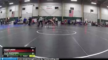 120 lbs Round 3 (16 Team) - Clay Rasmussen, Kearney Catholic vs Wyatt Weiss, Central