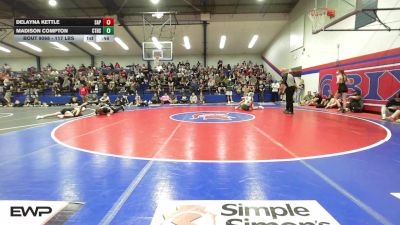 117 lbs Consi Of 8 #2 - Delayna Kettle, Sapulpa vs Madison Compton, Catoosa HS
