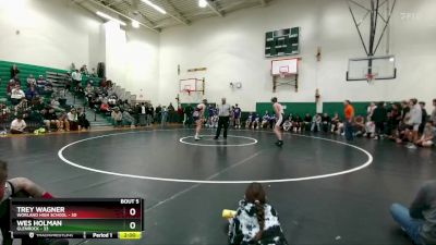 132 lbs Trey Wagner, Worland High School vs Wes Holman, Glenrock