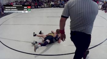 16 lbs Semifinal - McCoy Crowell, Elm Creek Youth Wrestling Club vs Jaxon Schrag, Midwest Destroyers Wrestling Club