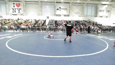 47 lbs Cons. Semi - Michael Countermine, Guilderland Youth Wrestling vs Rory Armstrong, Bears Of Brewster Wrestling