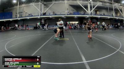 110 lbs Round 5 (6 Team) - Kain Williams, Rangers WC vs Hunter Appello, Yale Street