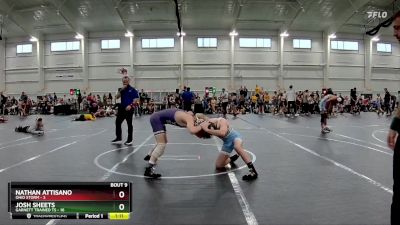 126 lbs Finals (8 Team) - Josh Sheets, Garnett Trained TS vs Nathan Attisano, Ohio Storm