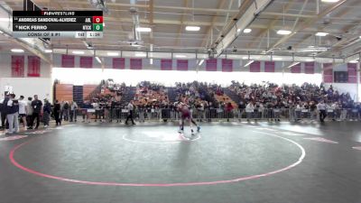 157 lbs Consi Of 8 #1 - Andreas Sandoval-Alverez, Arlington vs Nick Ferro, Natick