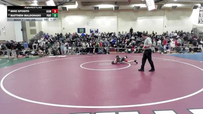 120 lbs Round Of 32 - Mike Sposito, EO Smith vs Matthew Maldonado, Portland/Cromwell