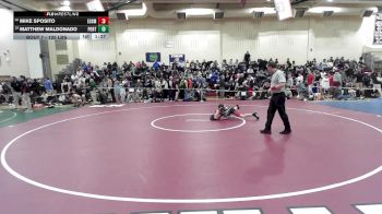 120 lbs Round Of 32 - Mike Sposito, EO Smith vs Matthew Maldonado, Portland/Cromwell