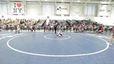 53 lbs Cons. Round 4 - Lucas Hutchison, Indian River Wrestling vs Joseph Oliver, LeRoy Wrestling