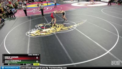 Cons. Round 3 - Drew Varner, Hemingford vs Zach Huenefeld, Nebraska Christian