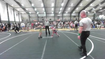 74 lbs Rr Rnd 4 - Isabella Almaguer, Victory Wrestling-Central WA vs Bentley Newman, Illinois Valley YW