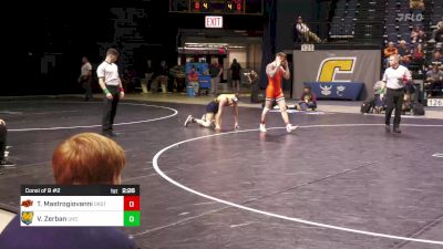 157 lbs Consi Of 8 #2 - Travis Mastrogiovanni, Oklahoma State vs Vinny Zerban, N. Colorado