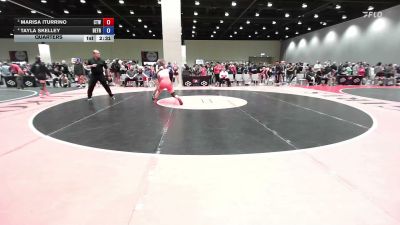 135 lbs Quarters - Marisa Iturrino, Carrollton Thunder Wrestling vs Tayla Skelley, Best Trained