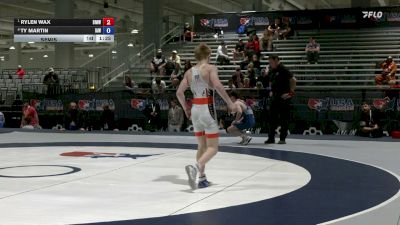 45 kg Semis - Rylen Wax, Beast Mode Wrestling vs Ty Martin, Immortal Athletics WC