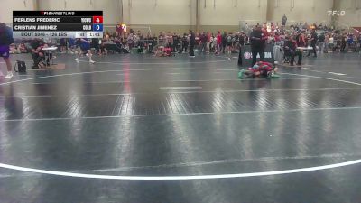 126 lbs Round Of 16 - Ferlens Frederic, Youth Impact Center Wrestling Club vs Cristian Jimenez, Colosseum Wrestling Club