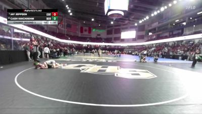 132 lbs Champ. Round 1 - Jay Jeppsen, Centennial vs Cash Knickrehm, Mountain View
