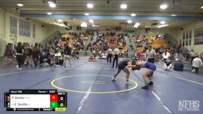 110 lbs 7th Place Match - Esmeralda Sevilla, Newport Harbor vs Yenetzi Gomez, Santa Ana Valley