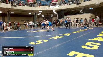 120 lbs Cons. Round 2 - Chase Davis, Unattached vs Ryan Romo, Unattached