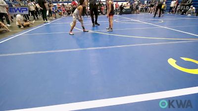 61 lbs Quarterfinal - Drake Rogers, Weatherford Youth Wrestling vs Alivia Williams, Standfast OKC